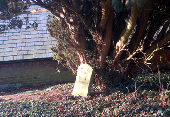 The churchyard January 2011